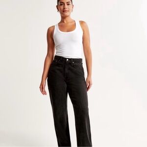 Abercrombie Curve Love Loose Jean